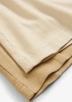 Lot de 2 t-shirts en coton côtelé