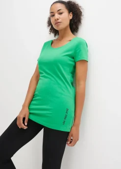 Lot de 2 T-shirts longs avec inscription