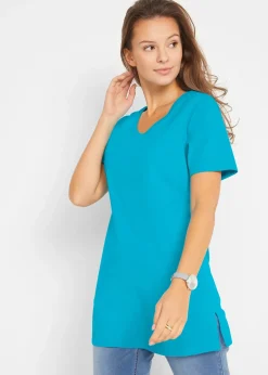Lot de 2 T-shirts longs col V