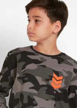 Lot de 3 T-shirts manches longues 100% coton