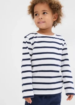 Lot de 2 T-shirts manches longues 100% coton