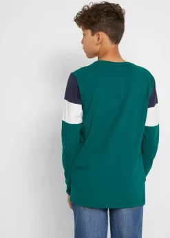 Lot de 2 T-shirts manches longues 100% coton