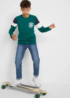 Lot de 2 T-shirts manches longues 100% coton