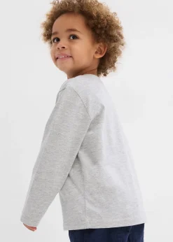 Lot de 3 T-shirts manches longues coton