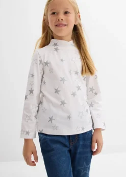 Lot de 2 T-shirts manches longues en coton extensible