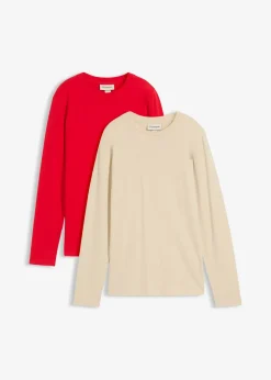 Lot de 2 T-shirts manches longues slim