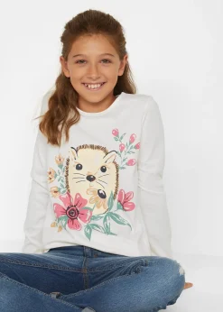Lot de 2 T-shirts manches longues 100% coton