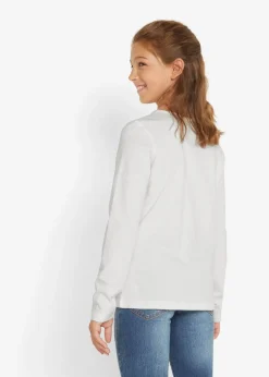 Lot de 2 T-shirts manches longues 100% coton