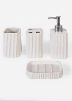 Lot de 4 accessoires de salle de bain