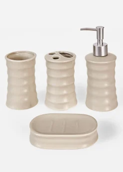 Lot de 4 accessoires de salle de bain