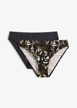 Lot de 2 bas de maillot (uni et imprimé)