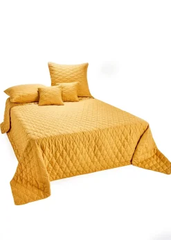 Lot de 2 housses de coussin matelassées