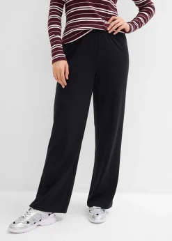 Lot de 2 pantalons en jersey côtelé
