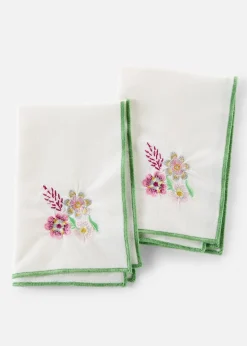 Lot de 2 serviettes en tissu
