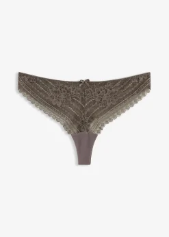 Lot de 2 strings en dentelle délicate
