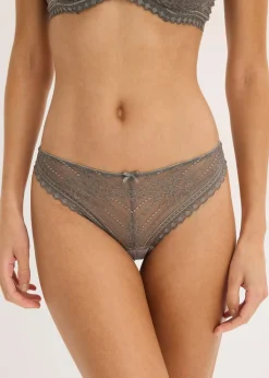 Lot de 2 strings en dentelle délicate