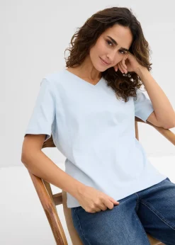 Lot de 2 T-shirts en jersey épais 100% coton