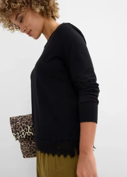 Lot de 2 T-shirts manches longues 100% coton
