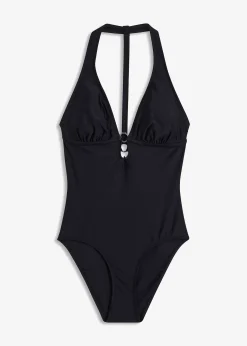 Maillot 1 pièce à décolleté plongeant en V