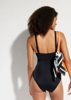 Maillot 1 pièce à encolure carrée