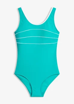Maillot 1 pièce avec coutures décoratives
