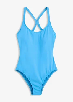 Maillot 1 pièce de sport à séchage rapide, dos nageur