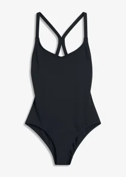 Maillot 1 pièce de sport à séchage rapide, dos nageur