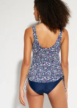 Maillot 1 pièce froncé sur les côtés