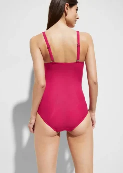 Maillot 1 pièce sculptant, maintien léger