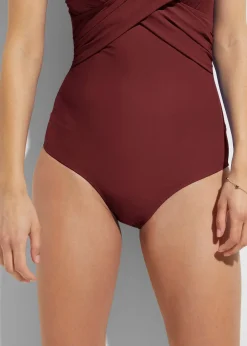 Maillot 1 pièce sculptant, maintien léger