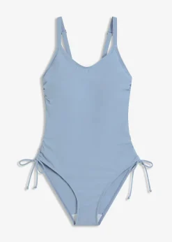 Maillot 1 pièce sculptant avec laçages