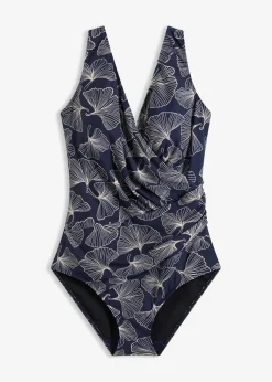 Maillot 1 pièce sculptant et croisé, maintien modéré