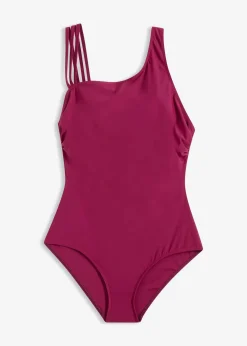 Maillot sculptant une épaule, maintien léger
