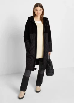 Manteau bi-matière