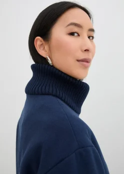 Manteau court aspect laine