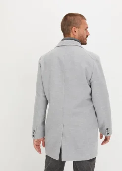 Manteau court aspect laine