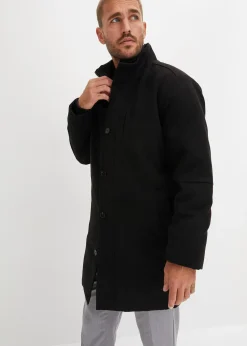 Manteau court avec empiècement coupe-vent