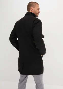 Manteau court avec empiècement coupe-vent