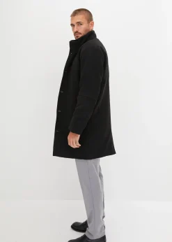 Manteau court avec empiècement coupe-vent