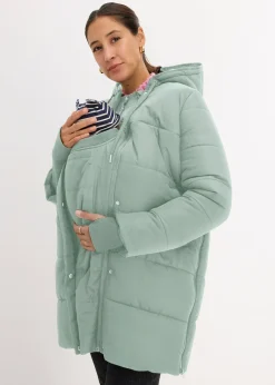 Manteau de grossesse 3-en-1 avec empiècement de portage