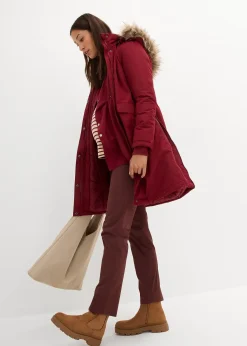 Manteau de grossesse 3-en-1 coupe-vent et imperméable avec fonction portage