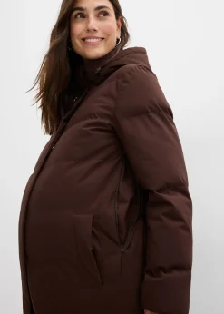 Manteau de grossesse 2-en-1 chaud et matelassé avec fonction portage