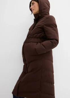 Manteau de grossesse 2-en-1 chaud et matelassé avec fonction portage