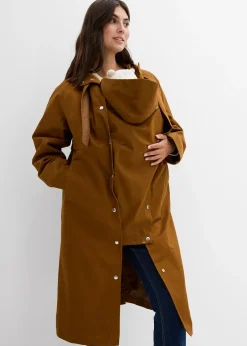 Manteau de grossesse et de portage déperlant 6-en-1 avec gilet intérieur amovible