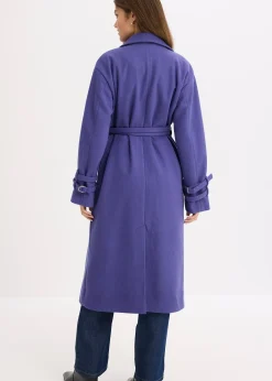 Manteau en viscose mélangée