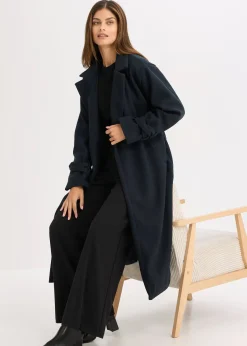 Manteau en viscose mélangée