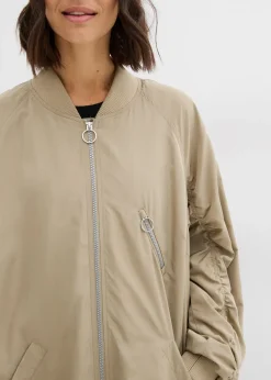 Manteau léger avec col en bord-côtes