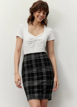 Mini-jupe en tartan