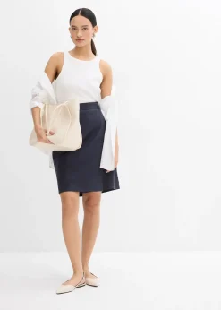 Mini-jupe en twill