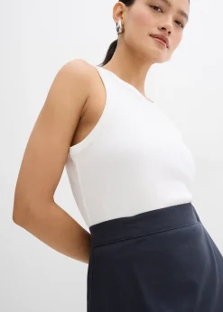Mini-jupe en twill